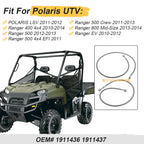 Front Left & Right Brake Lines for Polaris Ranger 800 500 400 EV Crew (2006–2018)