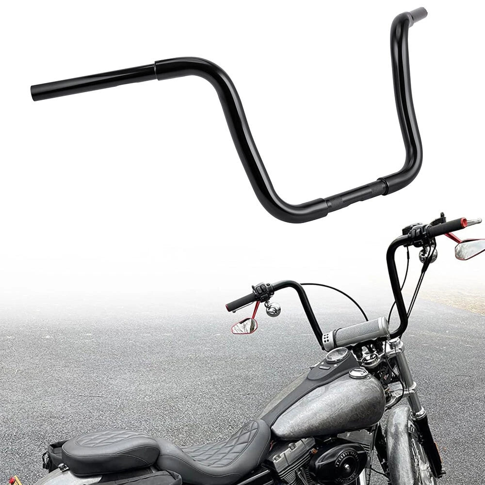 12" Ape Hanger 1 1/4" Handlebar for Harley Softail FLST FXST Electra Glide