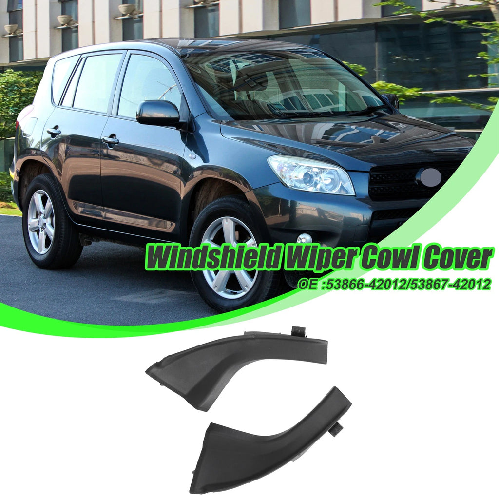 Set of 2 Front Left Right Cowl Extension Trim Covers for Toyota RAV4 (2006–2012) 716058395462