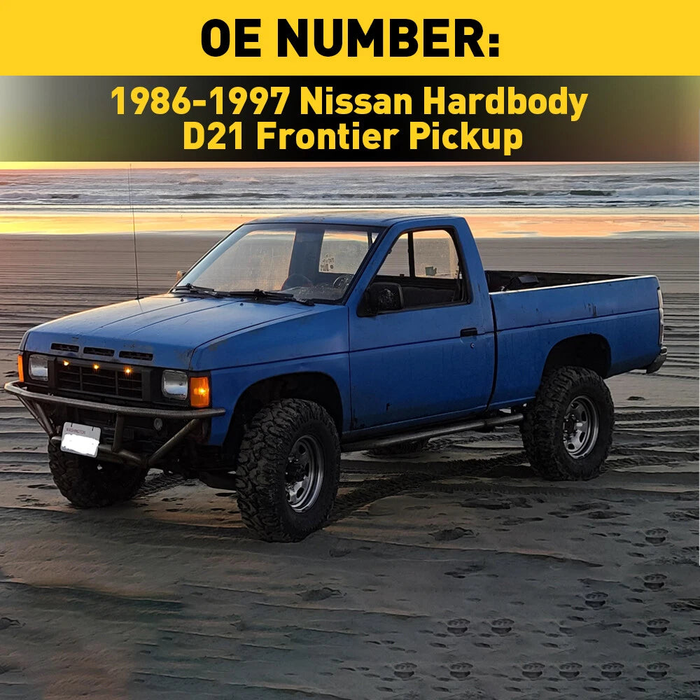 Interior Front Door Handle Set for Nissan Hardbody D21 Frontier (1986–1997)