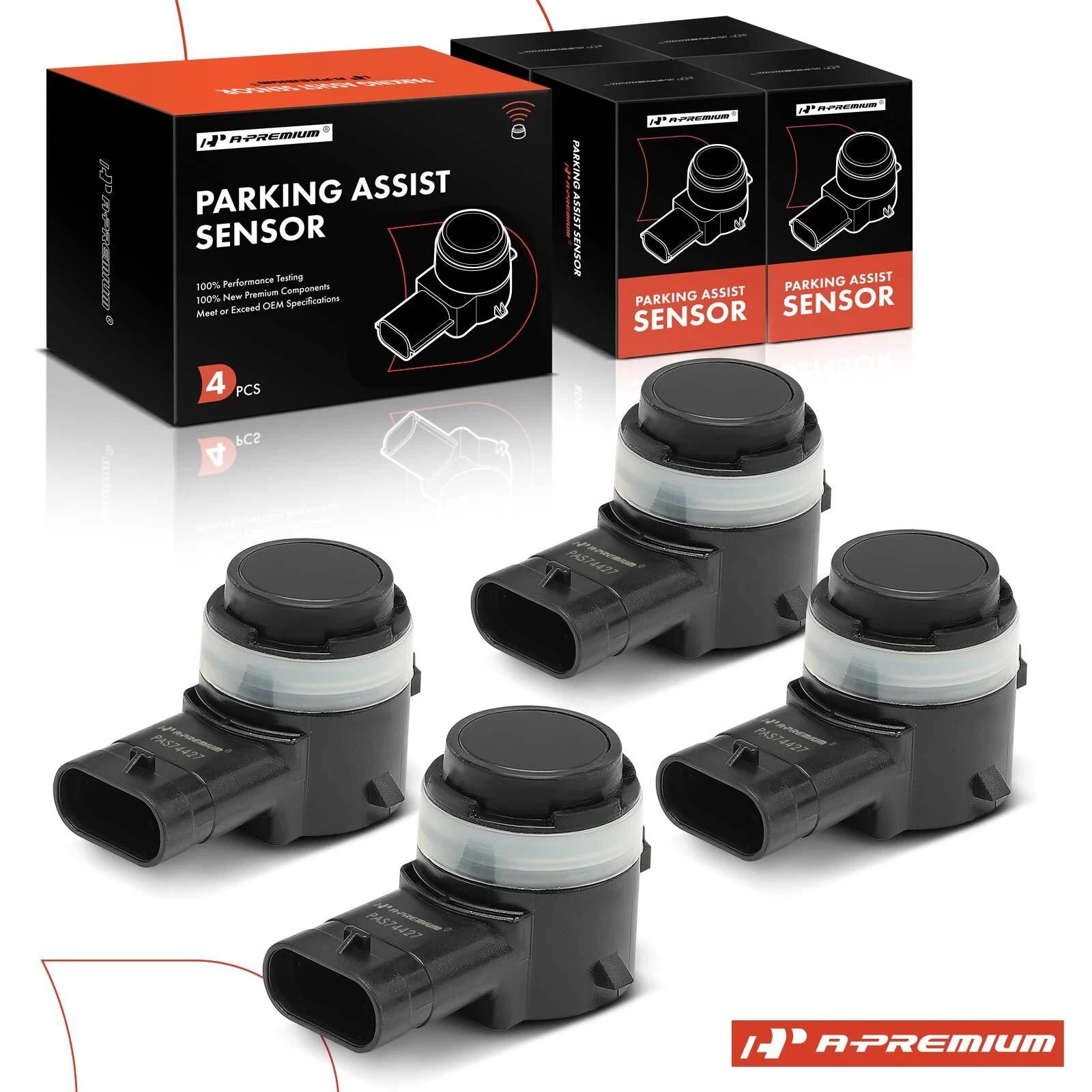 Set of 4 Parking Assist Sensors for BMW G30 G11 G12 F48 (2017–2020)