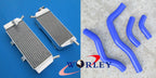 Aluminum Radiator & RED Hose for Honda CRF450X (2005-2016)