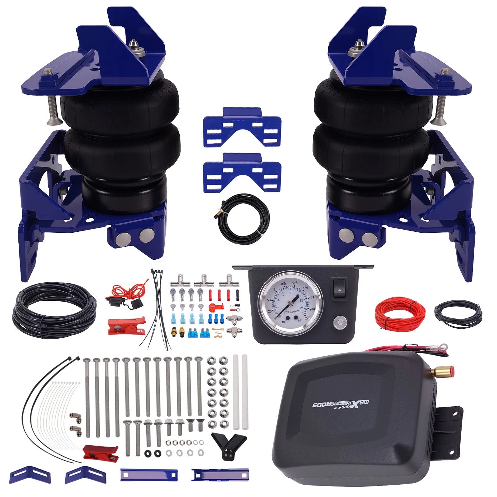 Air Suspension Kit + Air Shock Compressor for Ford F250 F350 (2022–2025)