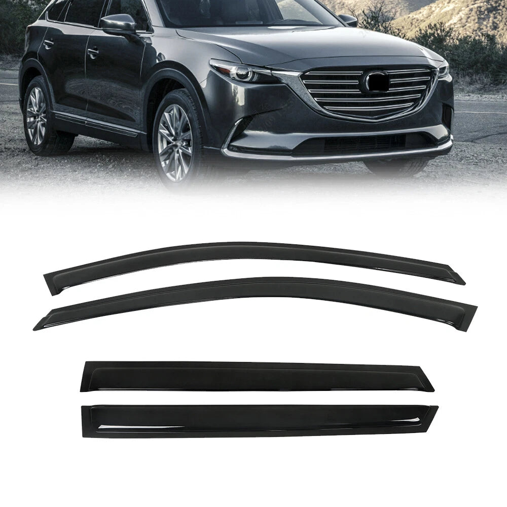 Set of 4 Window Visors for Mazda CX-9 (2016–2023)
