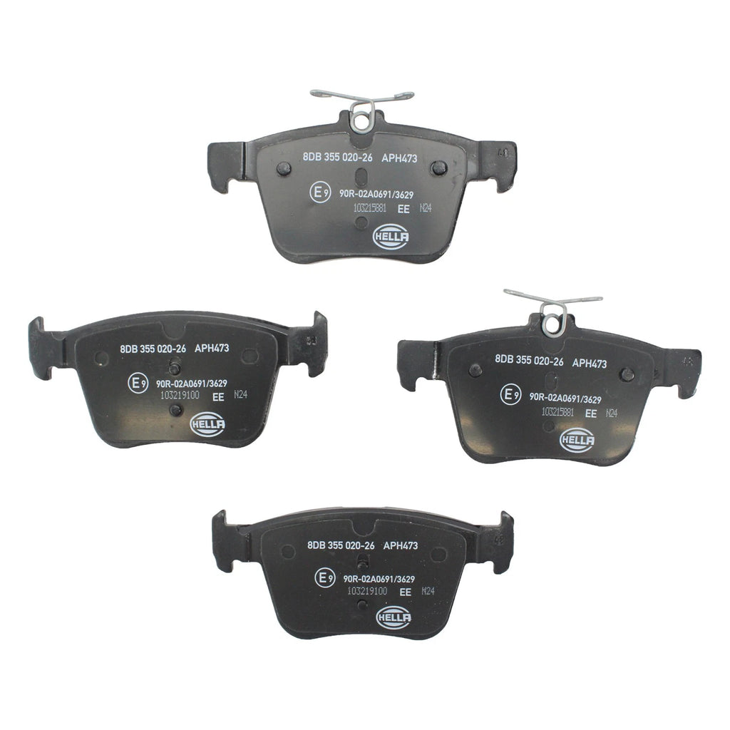 Hella Rear Brake Pads for Audi Q3 S3 TTS Quattro VW Arteon Atlas Jetta Golf R (2011–2023)