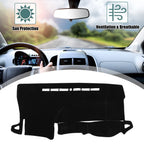 Dashboard Cover Mat for Toyota Voxy (2014–2023) - Black Polyester