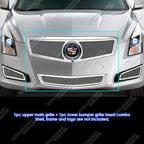 Stainless Steel Bolt Over Mesh Grille Combo for Cadillac ATS (2013–2014)