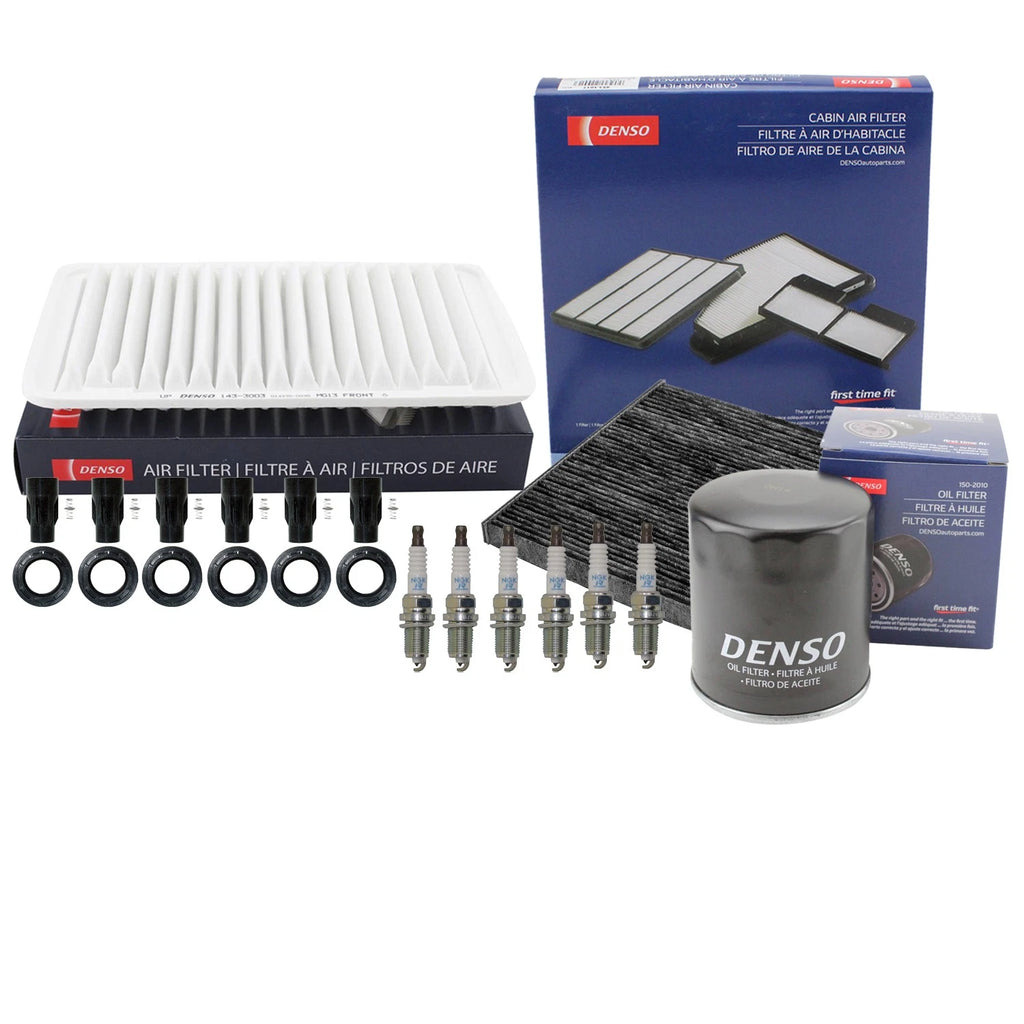 Tune Up Kit with 6 NGK Spark Plugs & Boots for Camry Sienna Solara (2000–2006)