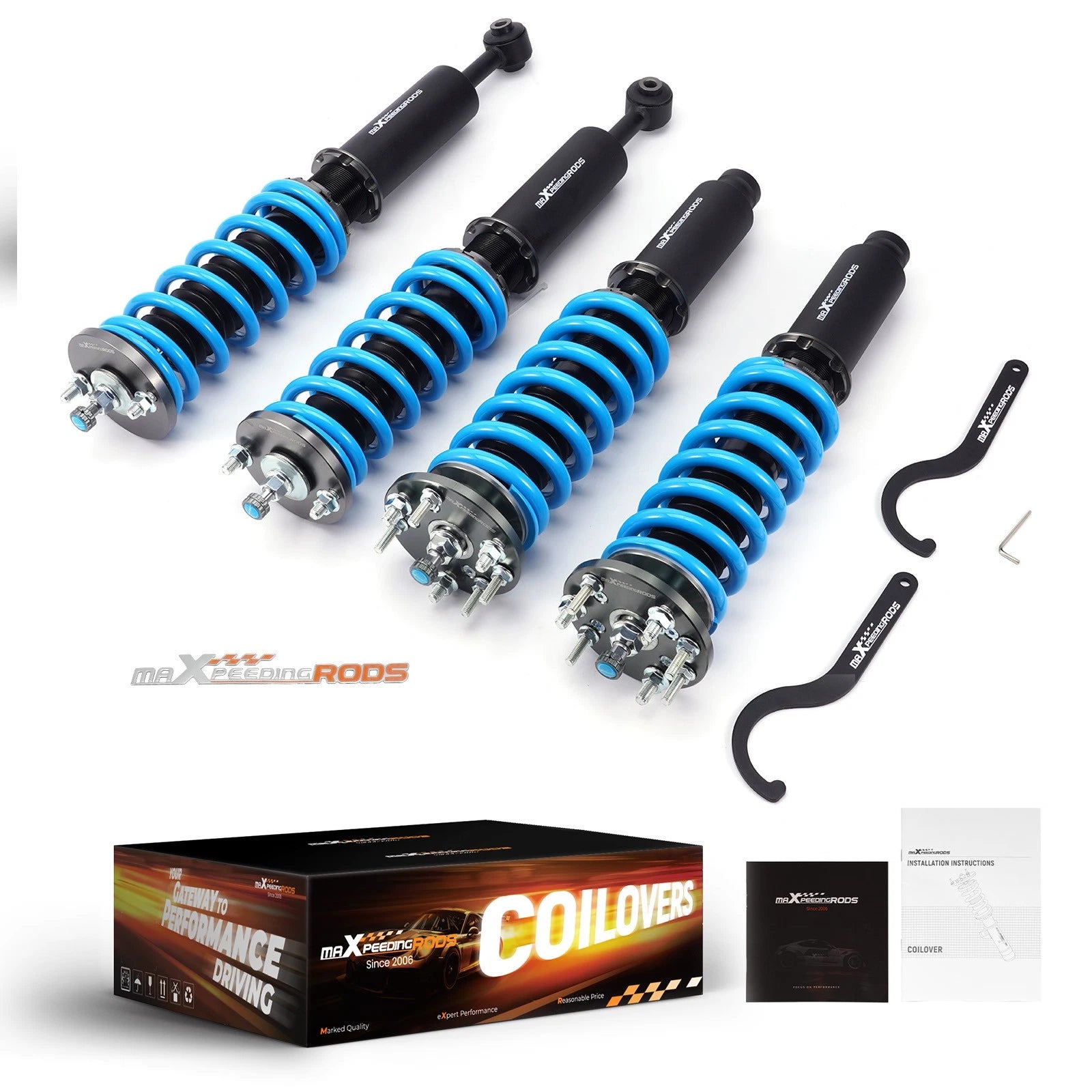 24 Way Adjustable Coilovers Suspension Kit for Acura TL (2004–2008)