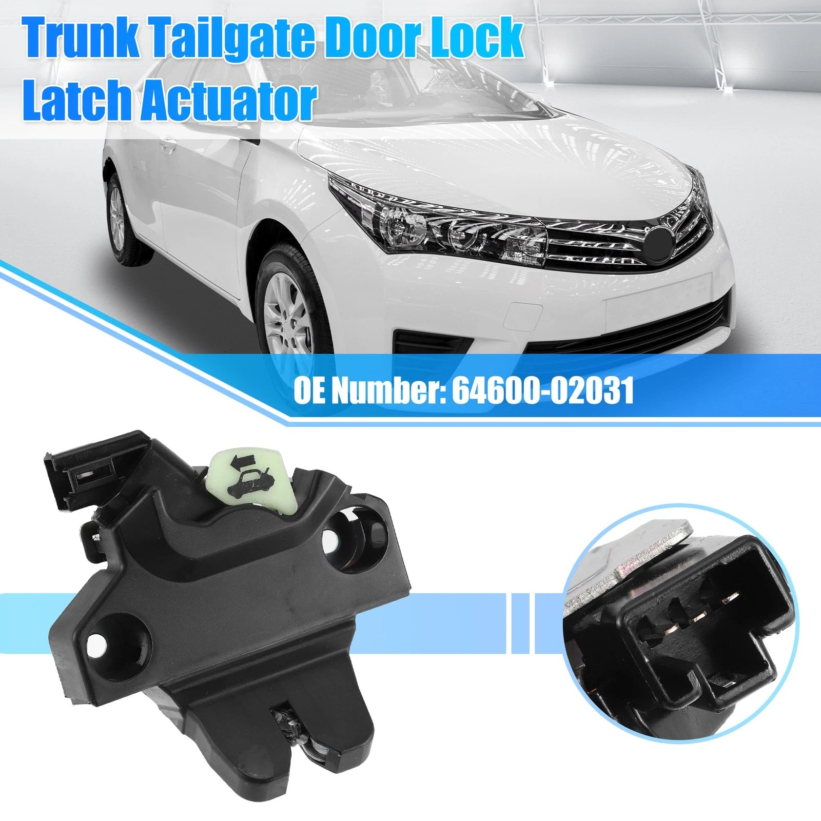Trunk Latch Lock Actuator for Toyota Camry (2012–2017) 64600-02031