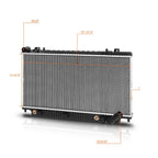 Aluminum Cooling Radiator for Pontiac G8 3.6L V6 AT (2008–2009) DPI-13043