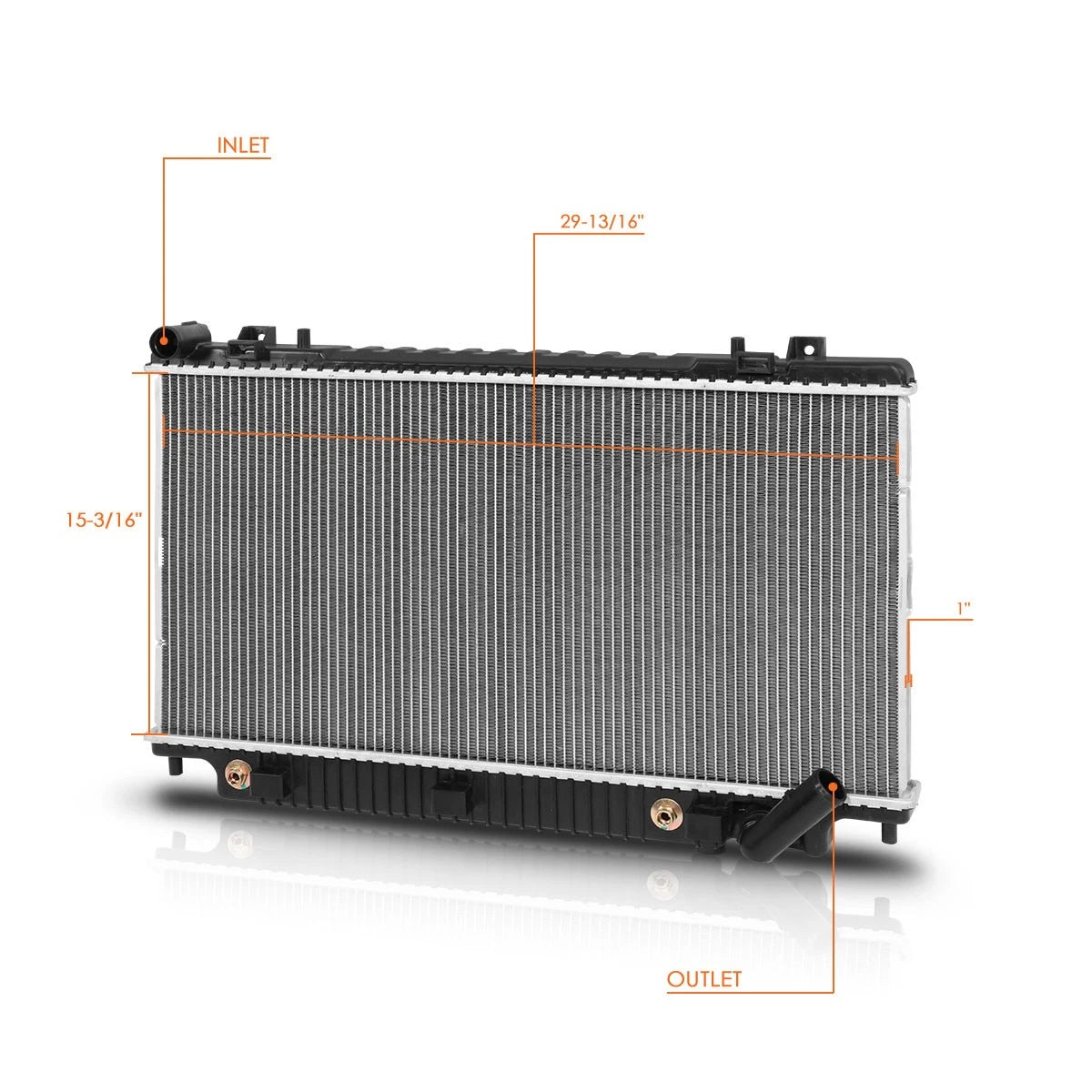 Aluminum Cooling Radiator for Pontiac G8 3.6L V6 AT (2008–2009) DPI-13043