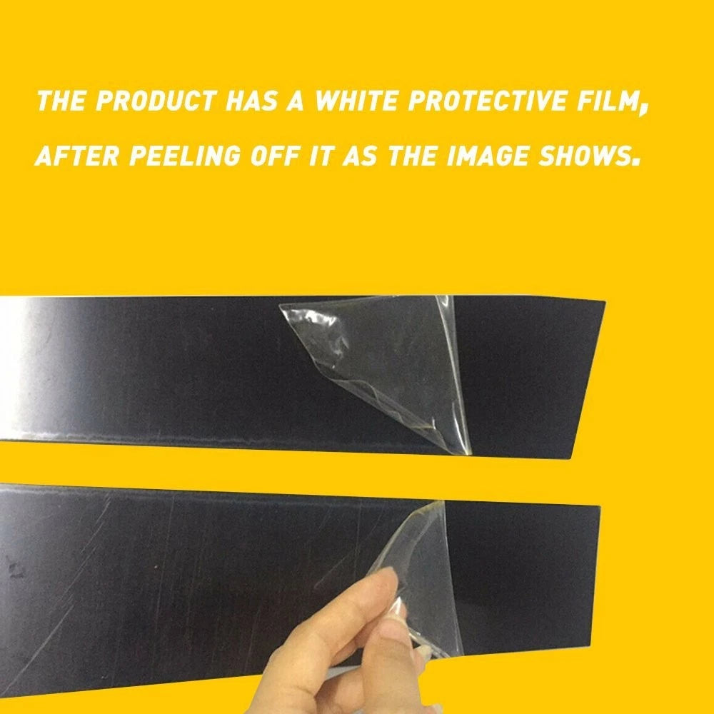 Glossy Black Door Window Pillar Posts Cover for Honda Civic (2016-2020)