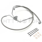 Stainless Brake Line Kit for Harley Touring (2008–2013) +8" Chrome