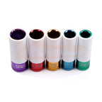 Set of 5 Deep Impact Sockets for Wheel Protectors (1/2" 15-22mm)