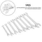 Open End Wrench Set for Tight Clearance (Heat Treated)