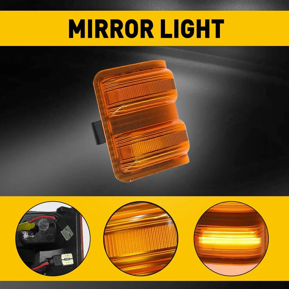 Full LED Side Mirror Marker Signal for Ford F250 F350 F450 F550