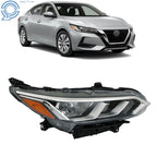 Headlight for Nissan Sentra (2020–2023) Right Side Black Clear