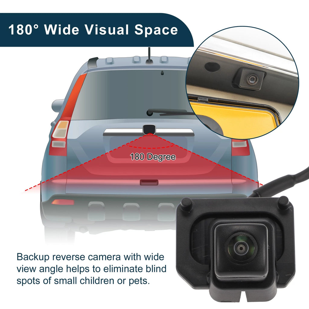 Rear View Camera for Honda CR-V EX EX-L (2017–2022) 120-180 Degree