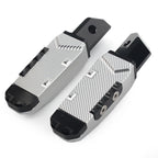 2X Silver Rear Passenger Foot Pegs Pedal Pad for Honda CBR600RR (2003–2016)