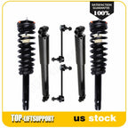 Set of 6 Complete Strut Assemblies and Shocks for Ford Fusion
