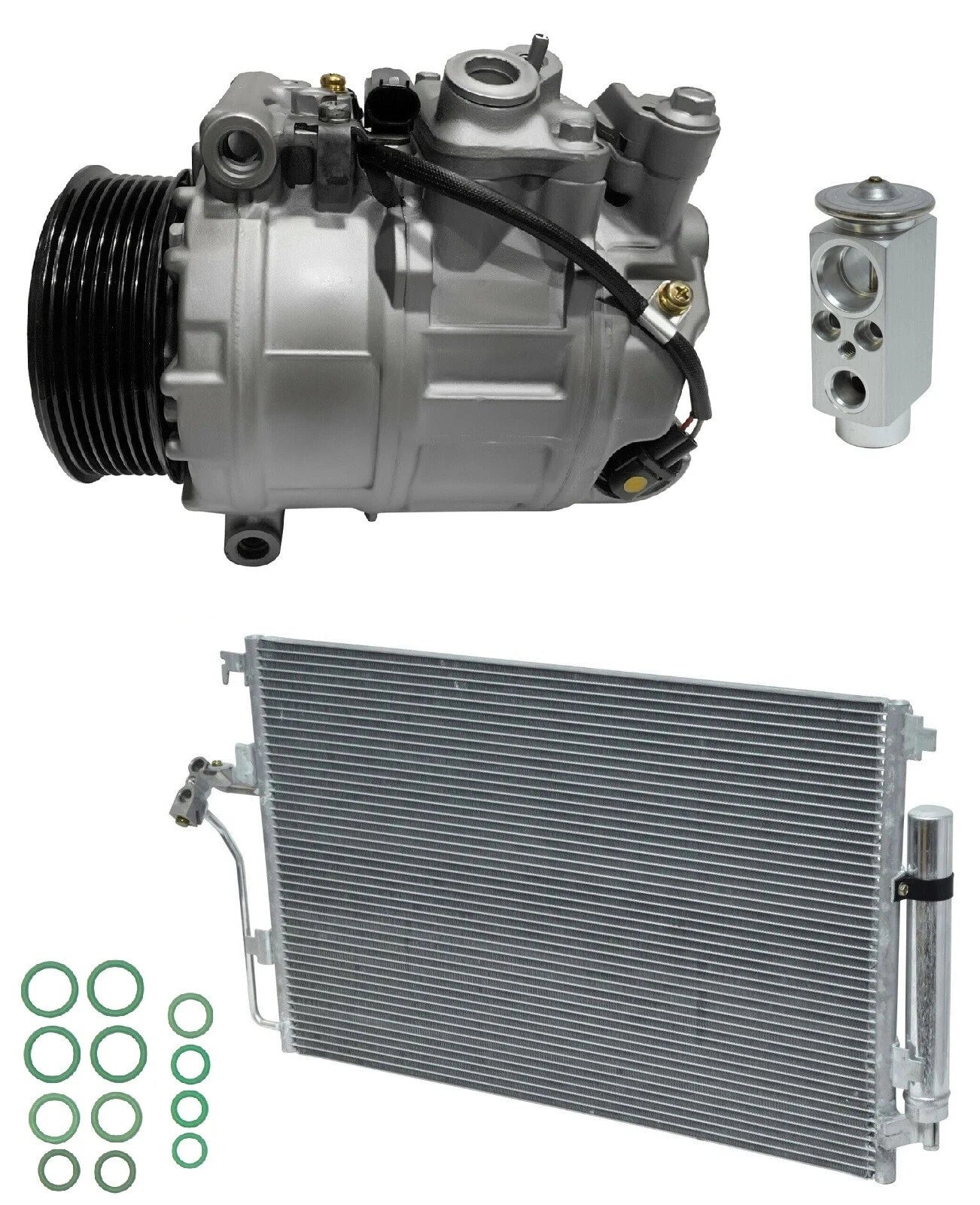 AC Compressor Kit With Condenser for Mercedes Sprinter 2500 3.0L (2014)