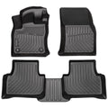 Set of 4 TPE Rubber Floor Mats for Volkswagen Taos (2022–2024)