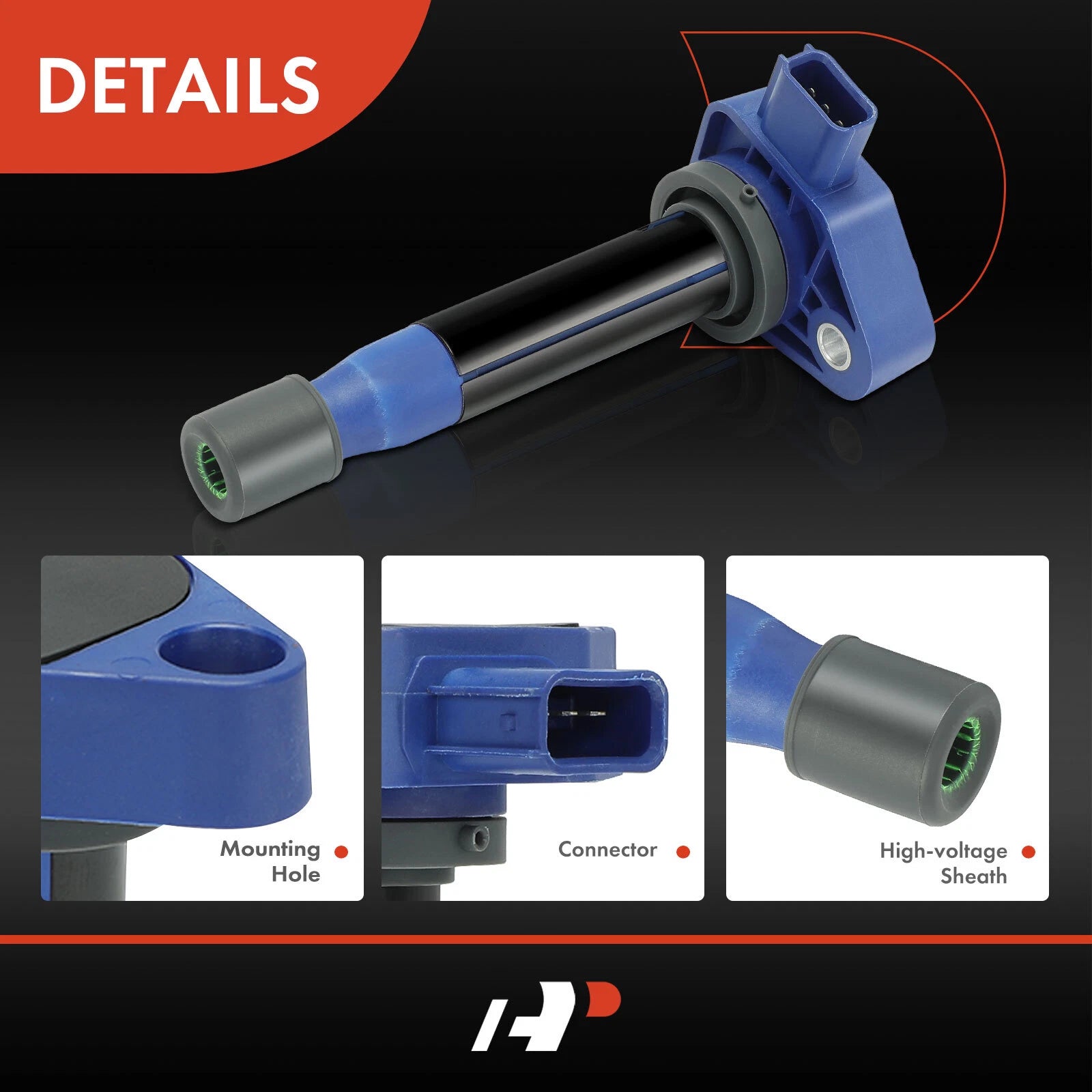 6x Blue Ignition Coil for Honda Accord (2000–2003) Odyssey (1999–2010) Acura