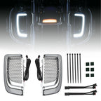 Tracer LED Lower Fairing Grills Lights for Electra FLH/T Road Glide (2014–2023)