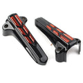 Front Lower Fork Leg Covers LED Amber Lights for Harley FLHR FLHTK FLHX (14-20)