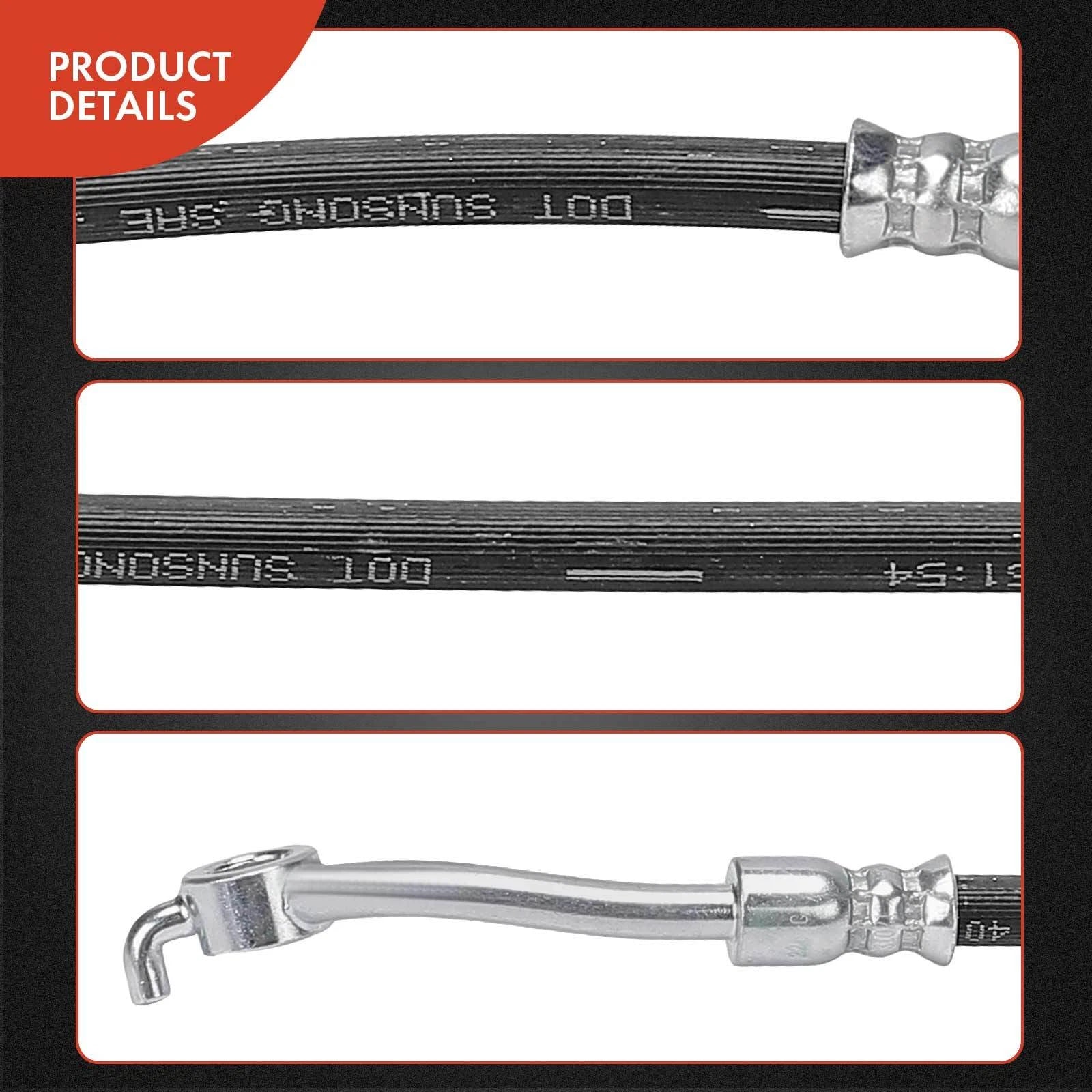 Rear Left Brake Hydraulic Hose for Hyundai Accent (2018–2022)