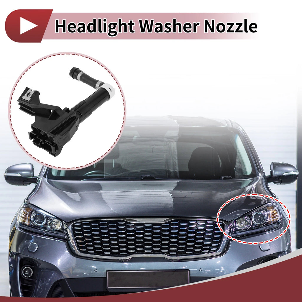 Front Driver Side Headlight Washer Nozzle for Toyota Land Cruiser (2008–2021) No.8520860020