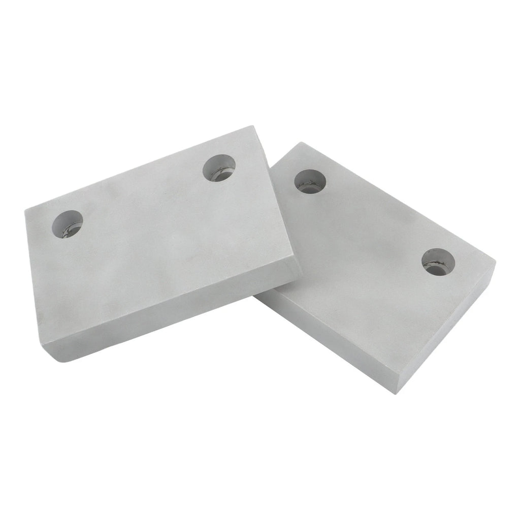 Set of 2 Machinable Soft Jaws for 6" Vises (6 × 4 × 1")