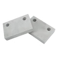 Set of 2 Machinable Soft Jaws for 6" Vises (6 × 4 × 1")