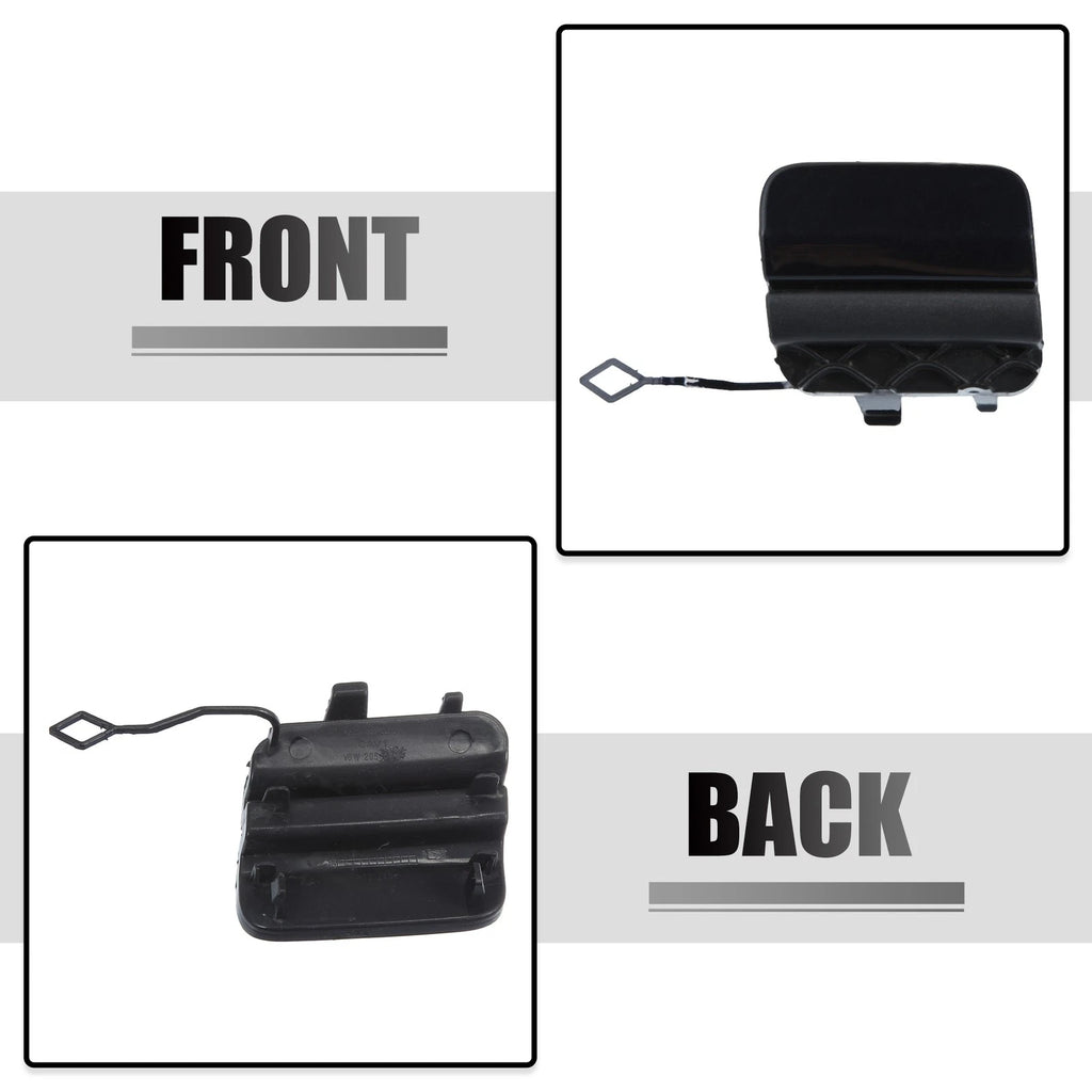Rear Bumper Tow Hook Eye Hole Cover for Mercedes-Benz W205 (2015–2020) Dark Blue