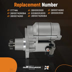 Starter Motor for Toyota Solara 2.2L-2.4L (1999–2003)