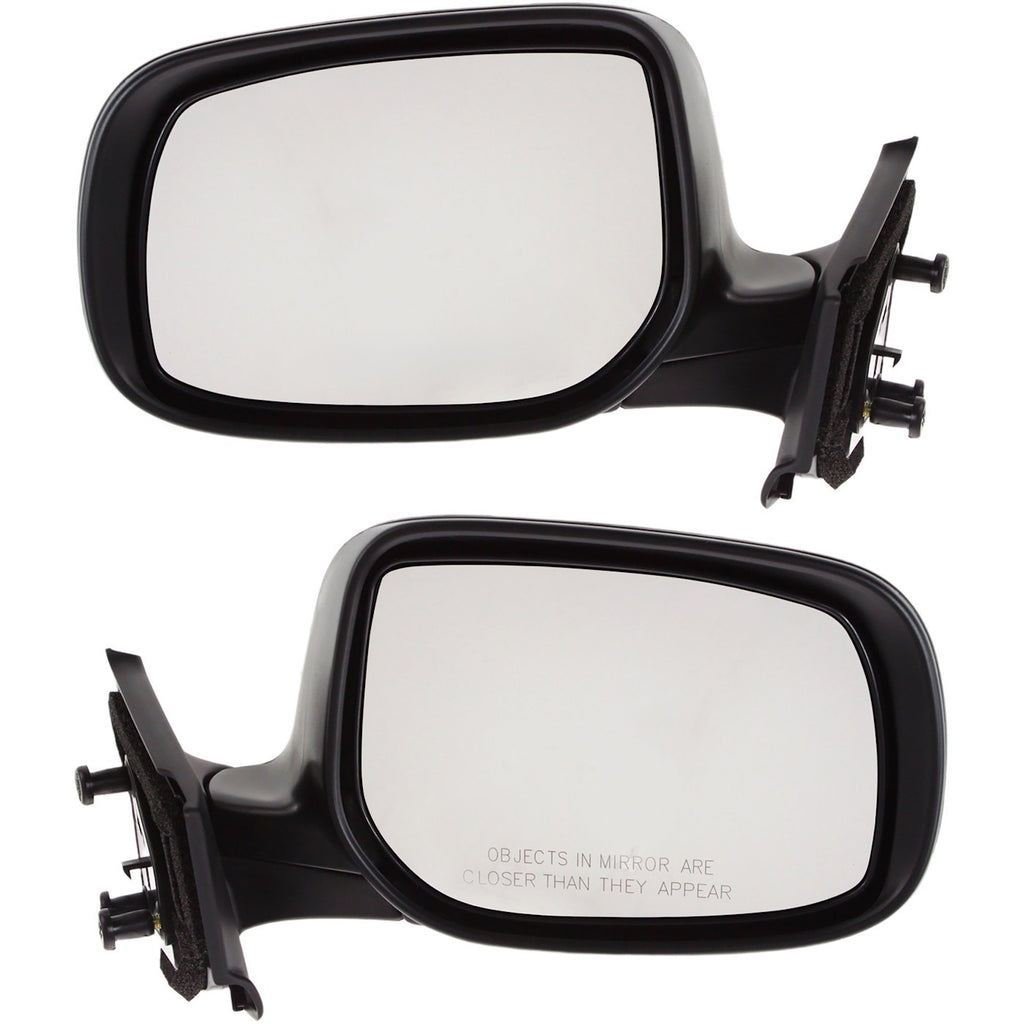 Manual Mirror Set for Toyota Yaris (2007–2011) Manual Folding Paintable