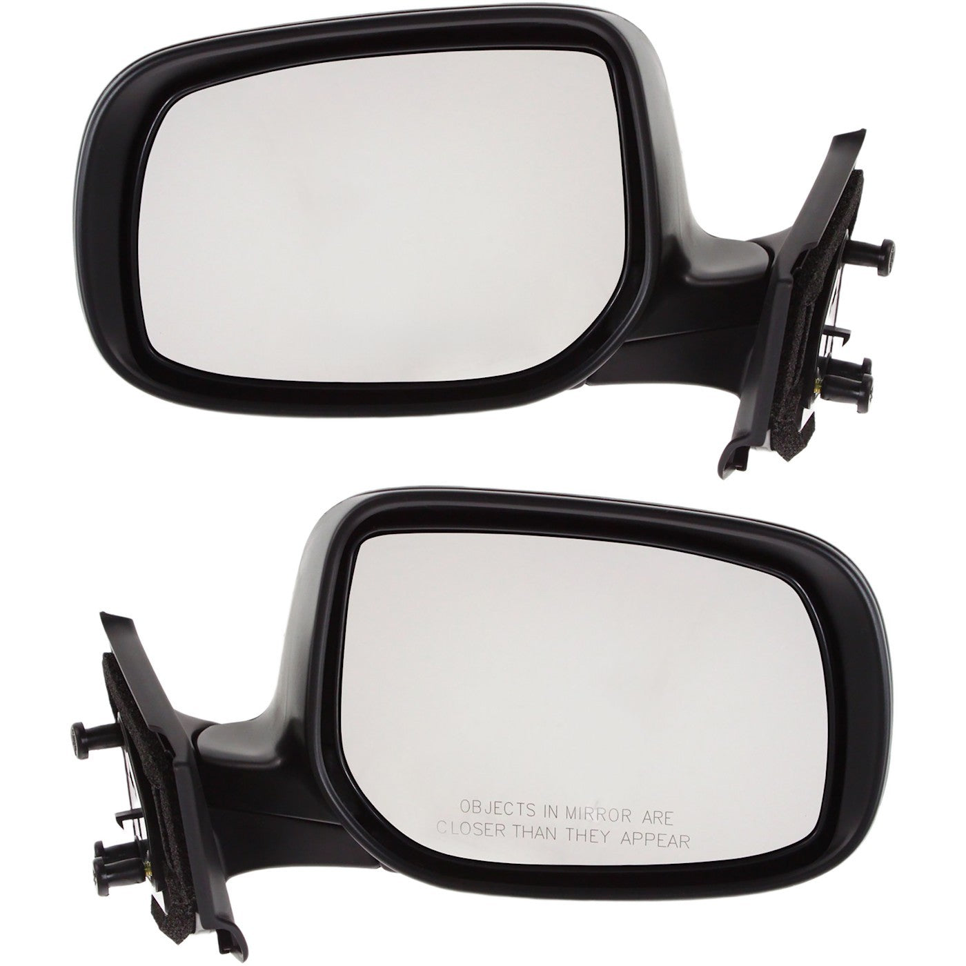 Manual Mirror Set for Toyota Yaris (2007–2011) Manual Folding Paintable