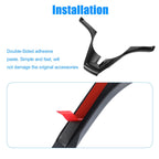 Steering Wheel Cover Trim for Chevrolet Cruze (2010–2015) Black ABS Plastic
