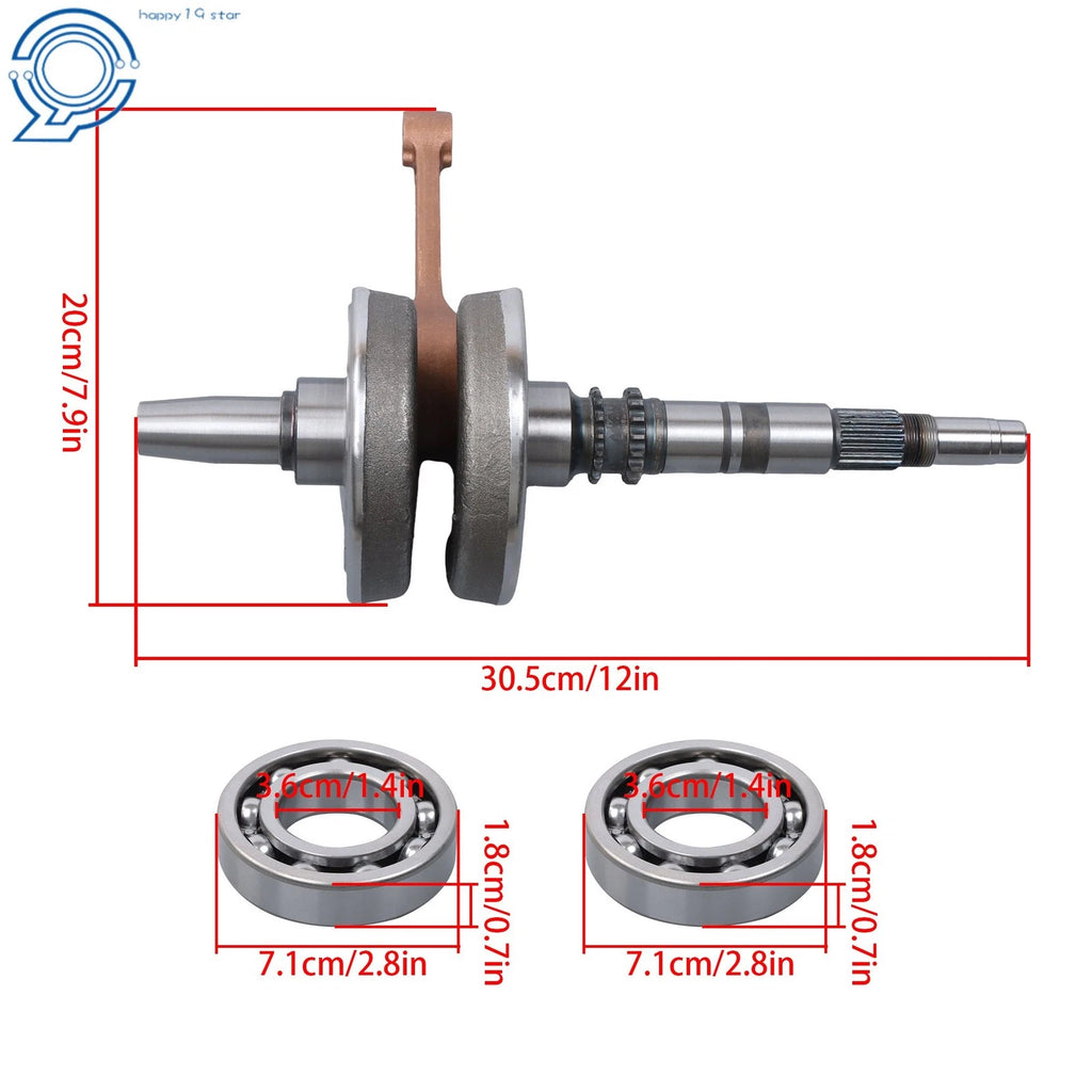 Crankshaft Assembly for Honda TRX250 Sportrax Recon ATV (2008–2014)