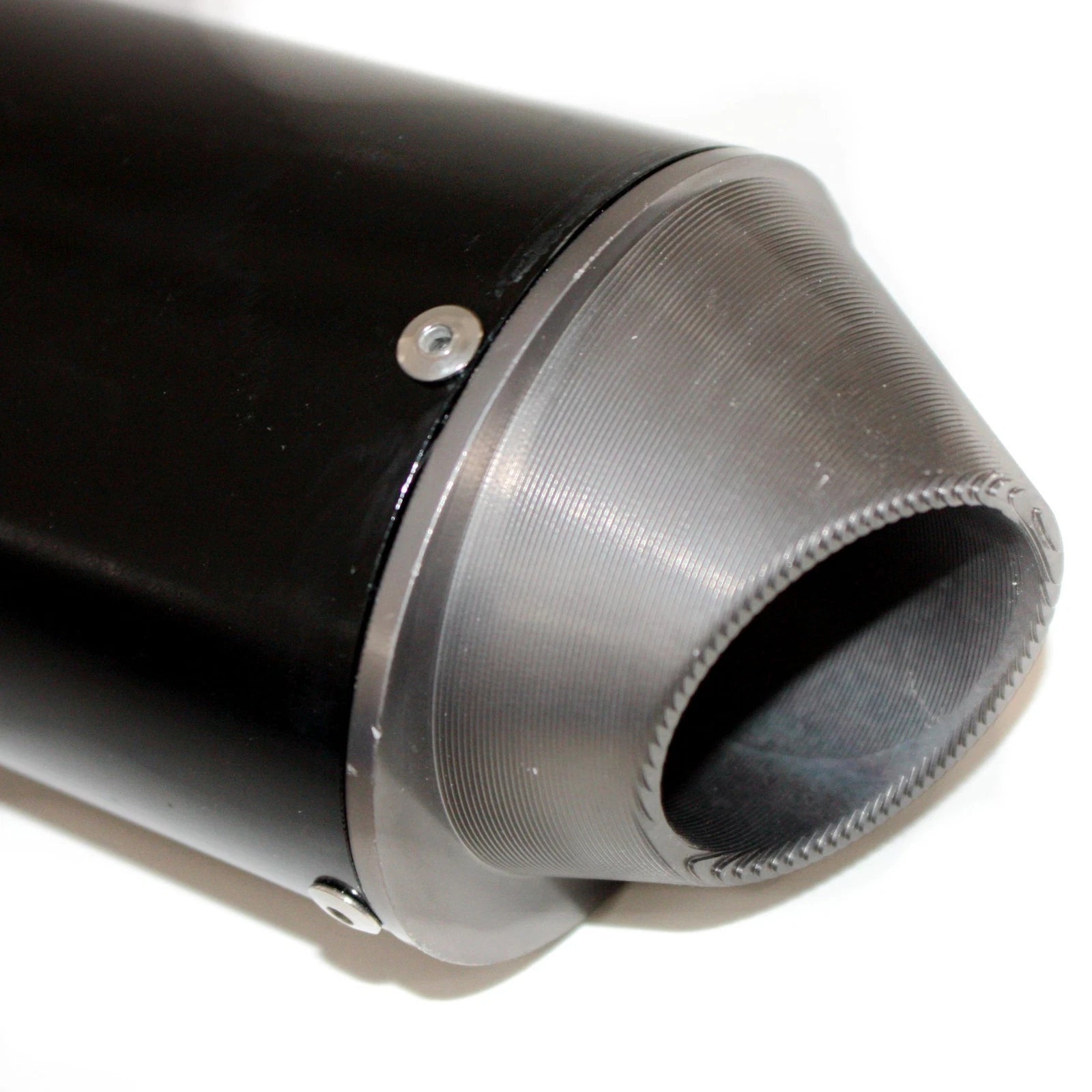 38mm Chrome CNC Alloy Exhaust Muffler + Clamp for 125cc 160cc Pit Pro