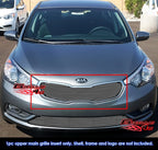 Aluminum Chrome Billet Grille Insert for Kia Forte (2014-2016)
