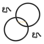 Set of 4 Front Number Plate Mount Clips for Honda Z50 (1979–1987)