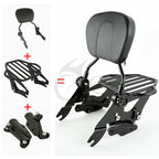 Backrest Pad Sissy Bar Rack for Harley Touring (2009–2013)