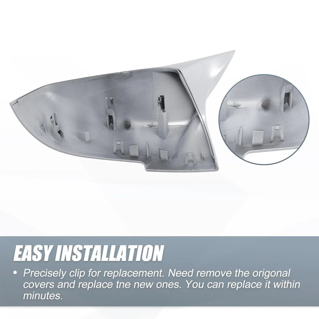 Rearview Mirror Cover Cap White for BMW X1