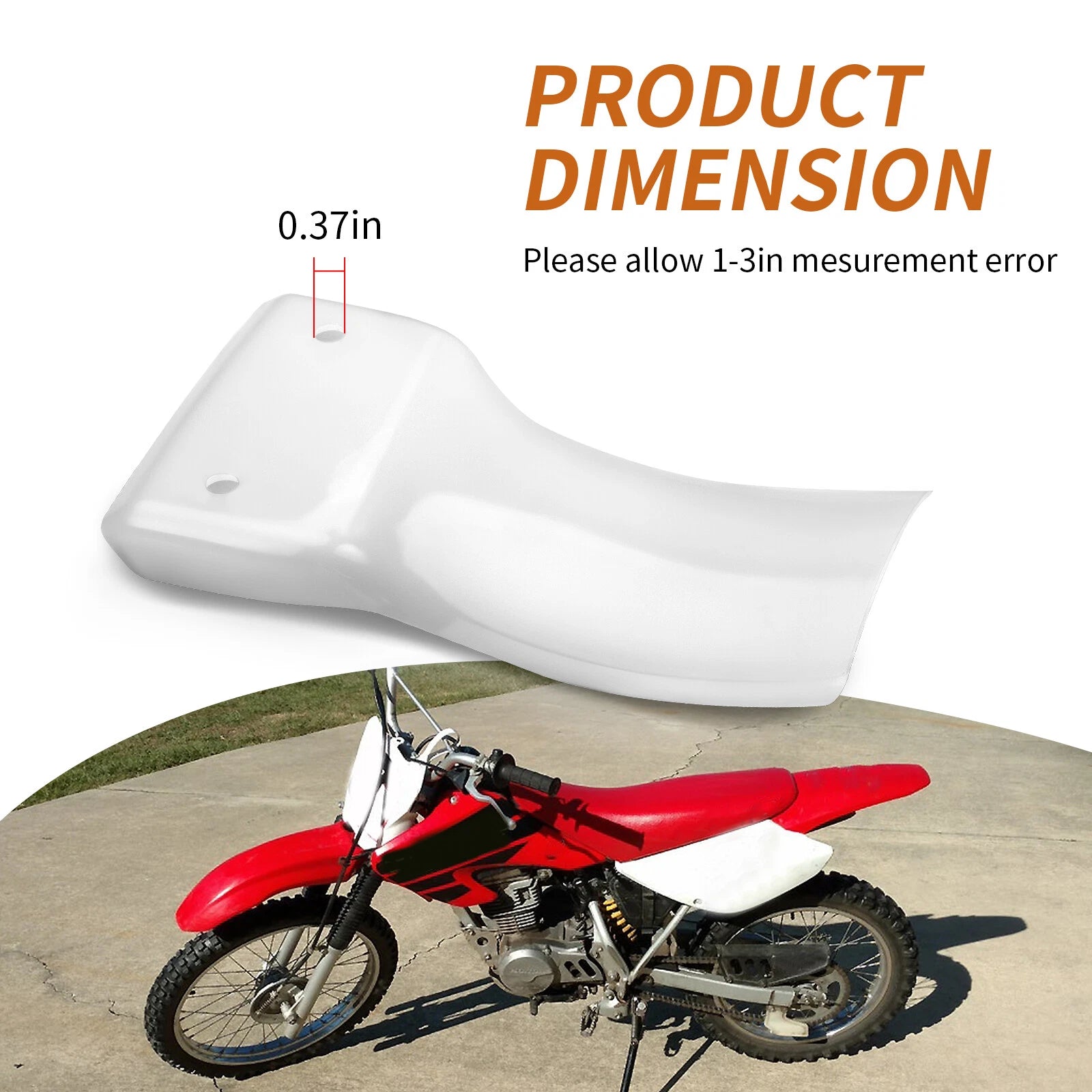 Rear Mud Flap Splash Guard for Honda XR80R XR100R (2000–2003)