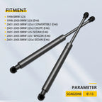 2Pcs Hood Lift Supports for BMW E46 3 Series