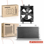A/C Condenser and Cooling Fan Assembly Kit for Honda Odyssey (1999–2004)