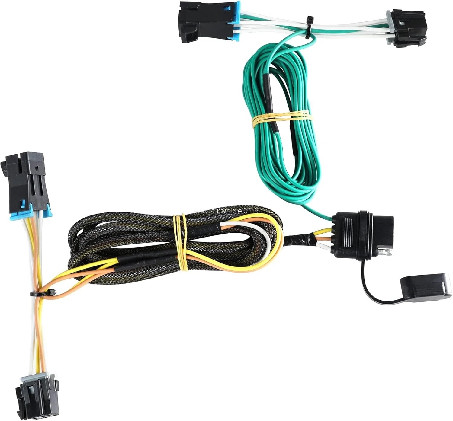 4 Way Flat Trailer Light Wire Harness Kit 55540 for Chevy Express 1500/2500/3500 (2003–2023)