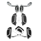 Driver Passenger Floorboard Brake Pedal Pegs for Harley Electra Road Glide (1993–2024)